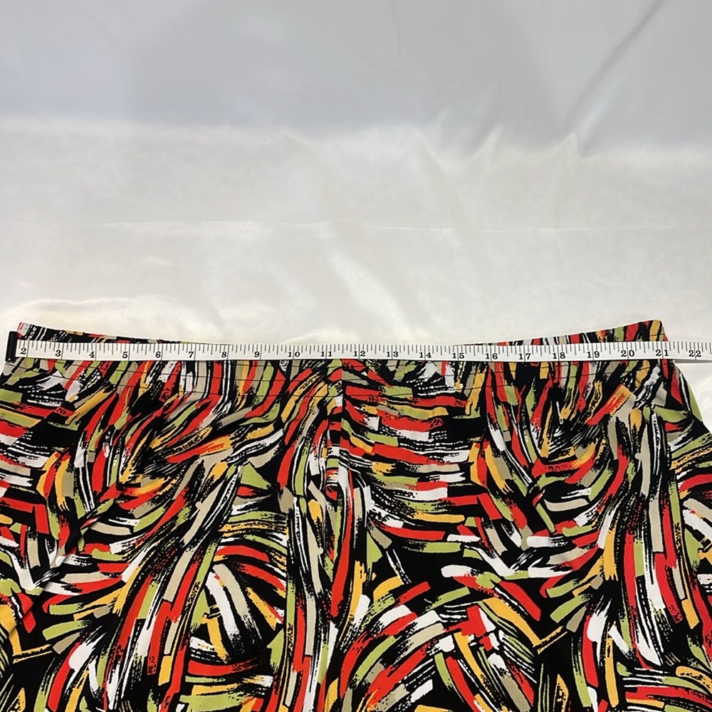 Premise Easy Pants Stretch Women 3X Techno Rave Festival Flowy Artsy Groovy Bold - Picture 5 of 7